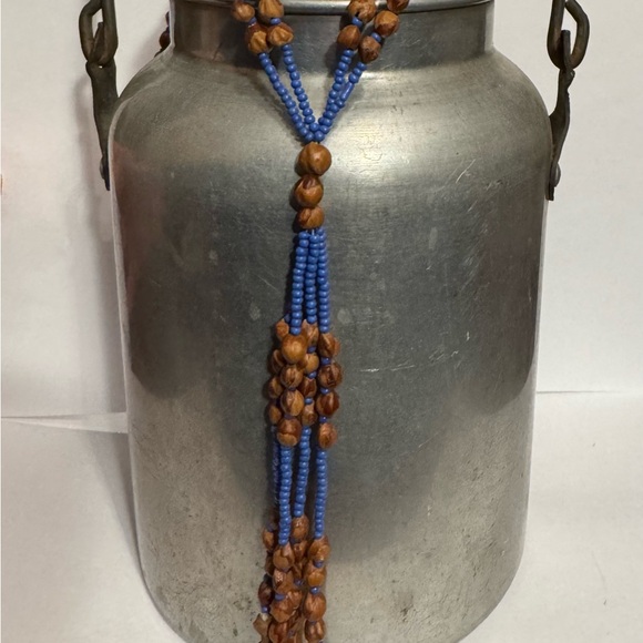 Navajo Ghost Bead Necklace - Picture 2 of 3